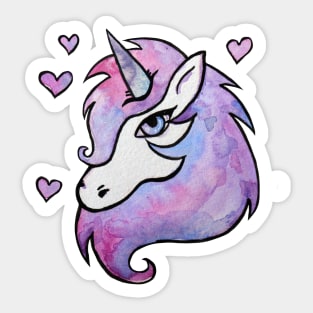 Pink Unicorn Sticker